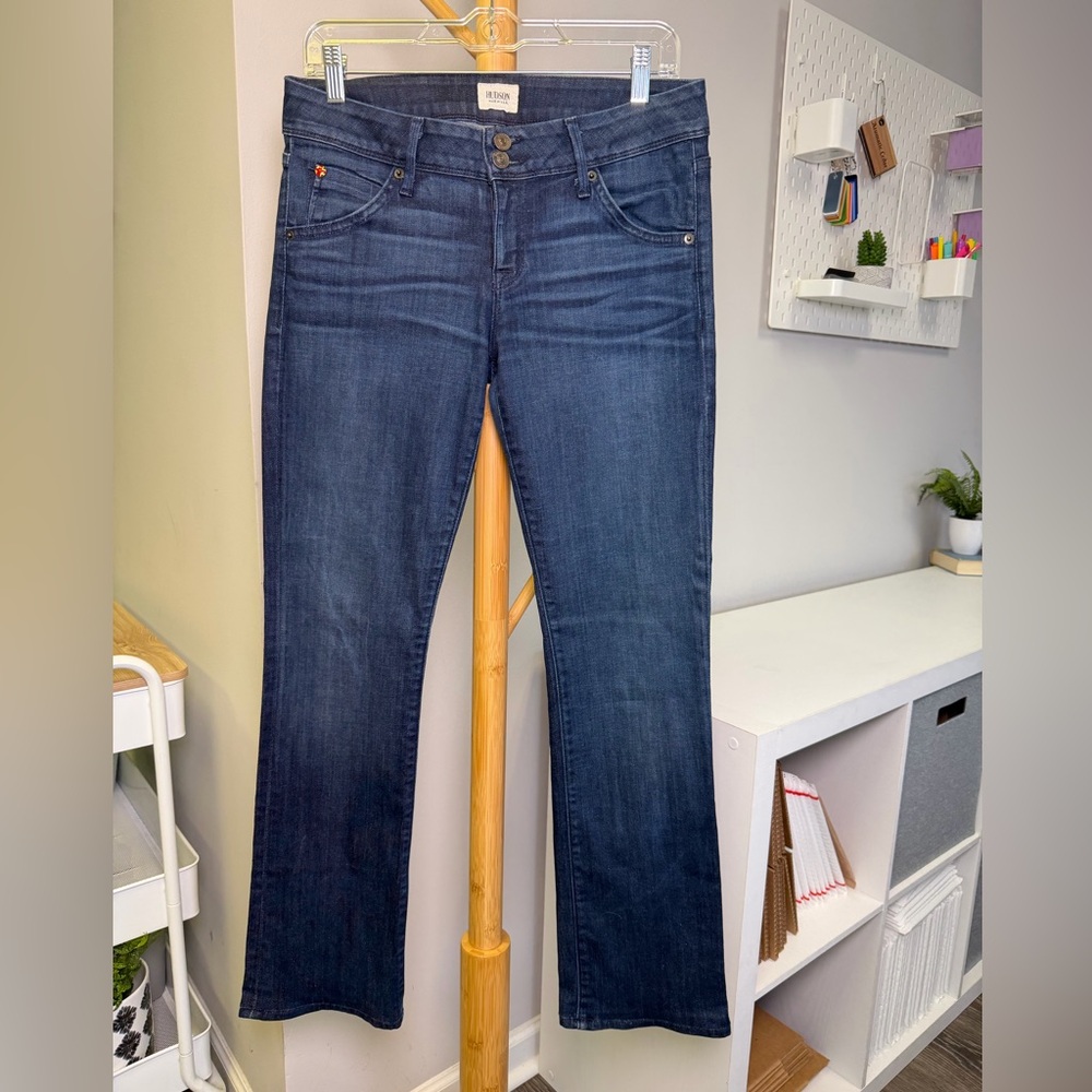 Hudson Women's Beth Baby Bootcut Blue Jeans Sz 29
